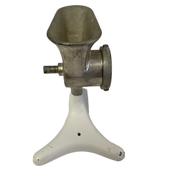 Collectible Enterprise Brand No-Clamp Tabletop Meat Grinder Hand-Crank K-1978 - Picture 11 of 11